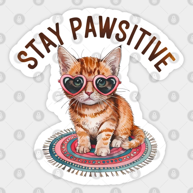 Purrrfect friends cats are family Sticker by Steve